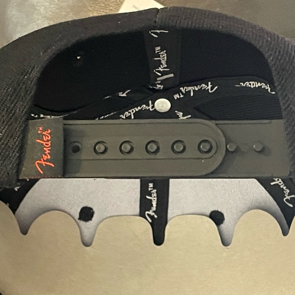 Fender Camo 100% Cotton Flat Bill Hat / Cap NWT - Picture 5 of 8